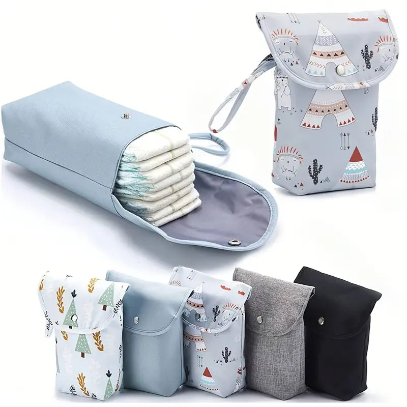 Travel Lightweight Easy Clean Diaper Storage Bag